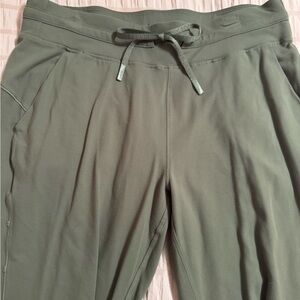 Olive Green Lululemon Jogger Pants